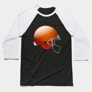 Original Football Helmet In Orange Color Baseball T-Shirt